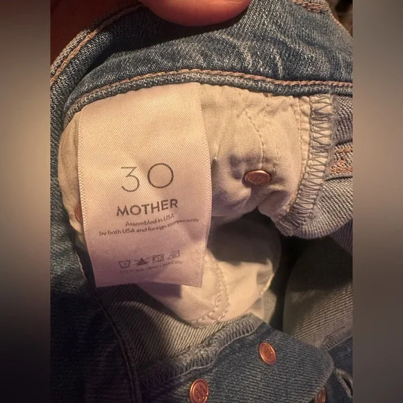 ✨NWT✨ MOTHER Denim The Tripper Flood Fray in Size 30 - Picture 13 of 16